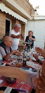 HOMMAGE A N.D. DE SANTA CRUZ A DALIAS DU 7 AU 10 JUIN 2019 (718) REPAS CHEZ ANGE AVANT LE DEPART 